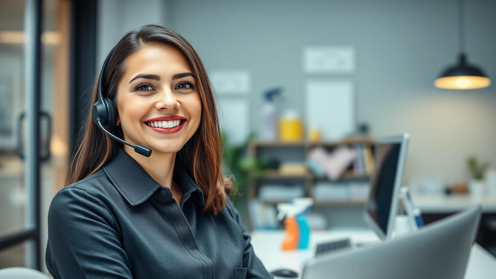 Make It Sparkle customer service representative ready to help